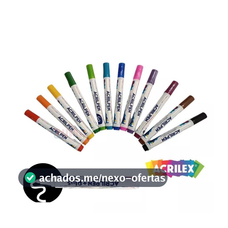 Caneta Para Tecido Acrilpen Acrilex ESCOLHA A COR