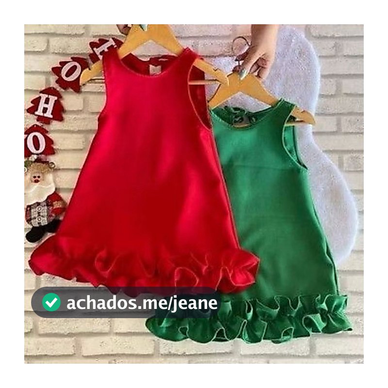 vestido trapézio /batinha vermelho /branco