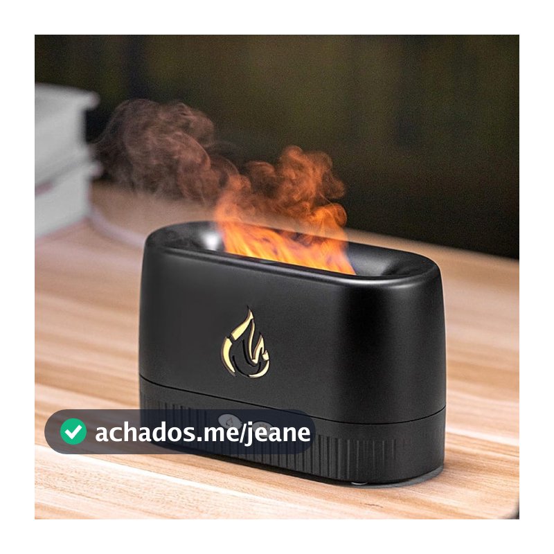 Difusor Umidificador Aromático Névoa De Ambientes Simulador de Chamas Parece Lareira para Óleo Essenciais