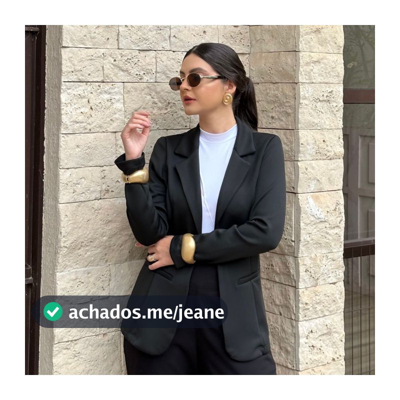 Blazer Feminino Social Casual Trabalho Elegante Inverno Confortável Casaquinho