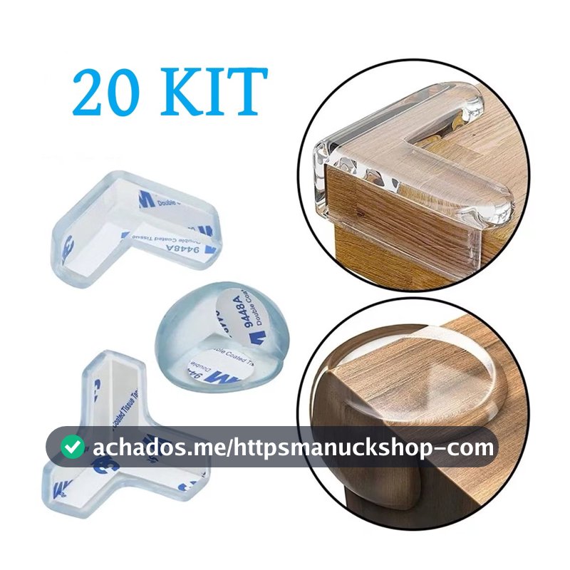 20 Protetor De Silicone De Mesa Quina Protetor Para Móveis Quarto Cozinha Casa
