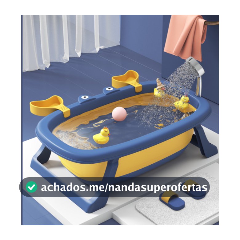 Banheira Retrátil De Bebê Ofurô Dobrável Modelo Caranguejo
