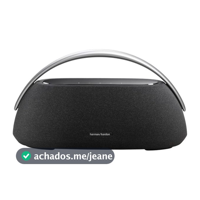 Caixa de Som, HARMAN KARDON,  Go + Play 3, Bluetooth, Com Alça de Alumínio - Preto