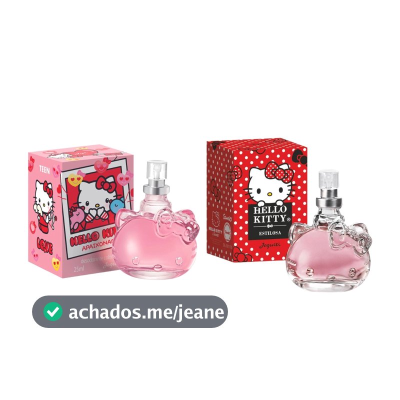 Kit Colônia Hello Kitty Estilosa + Hello Kitty Apaixonada - Jequiti