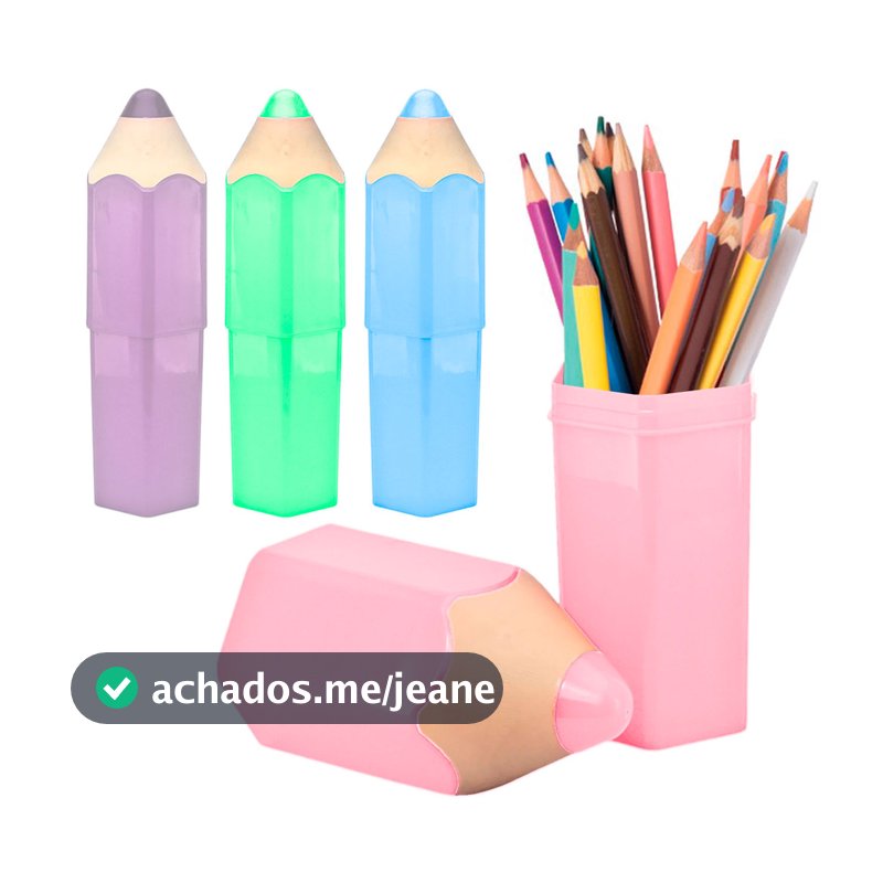 Estojo Organizador Multiuso Porta Lápis e Caneta Plasutil