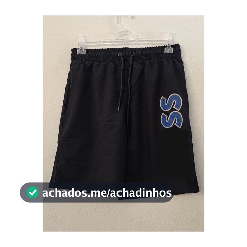 short masculino tamanho M tactel secagem rápida surf