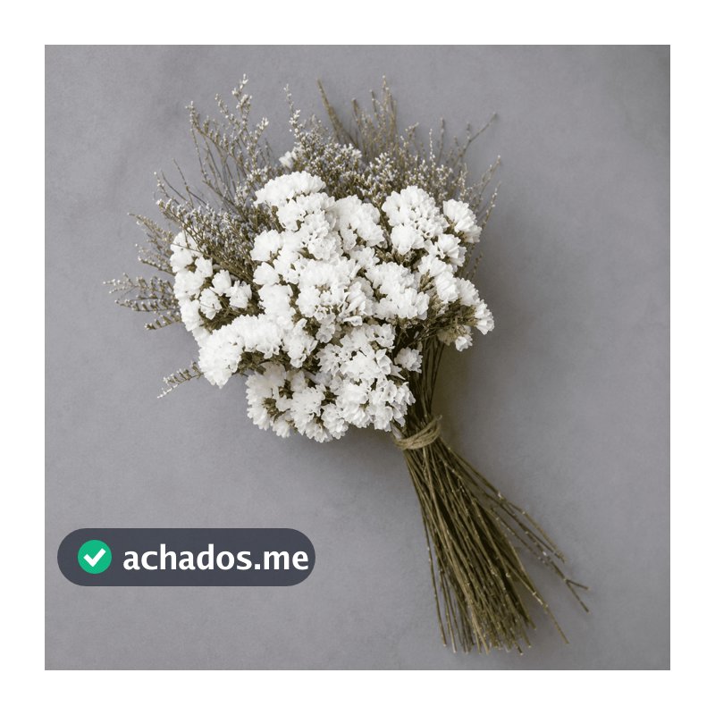 Buquê de flores secas naturais desidratadas tamanho P