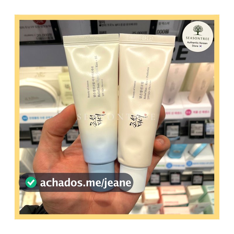 [Beleza De JOSEON] Protetor Solar De Arroz Aqua Fresh/Original 50ml/50ml + 50ml