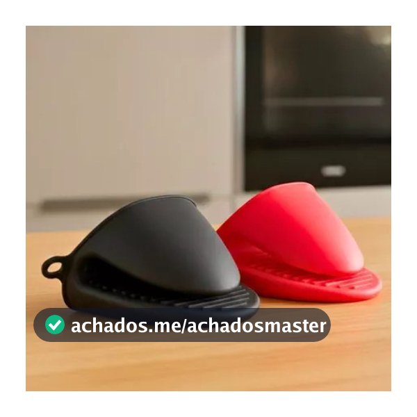 Kit 2 Luvas Térmicas de Silicone para Forno e Cozinha Resistente ao Calor Antiderrapante