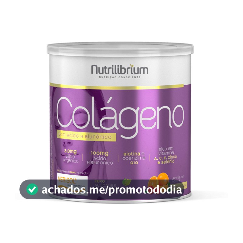 Colágeno Verisol Ácido Hialurônico Silício Orgânico Biotina Coq-10
