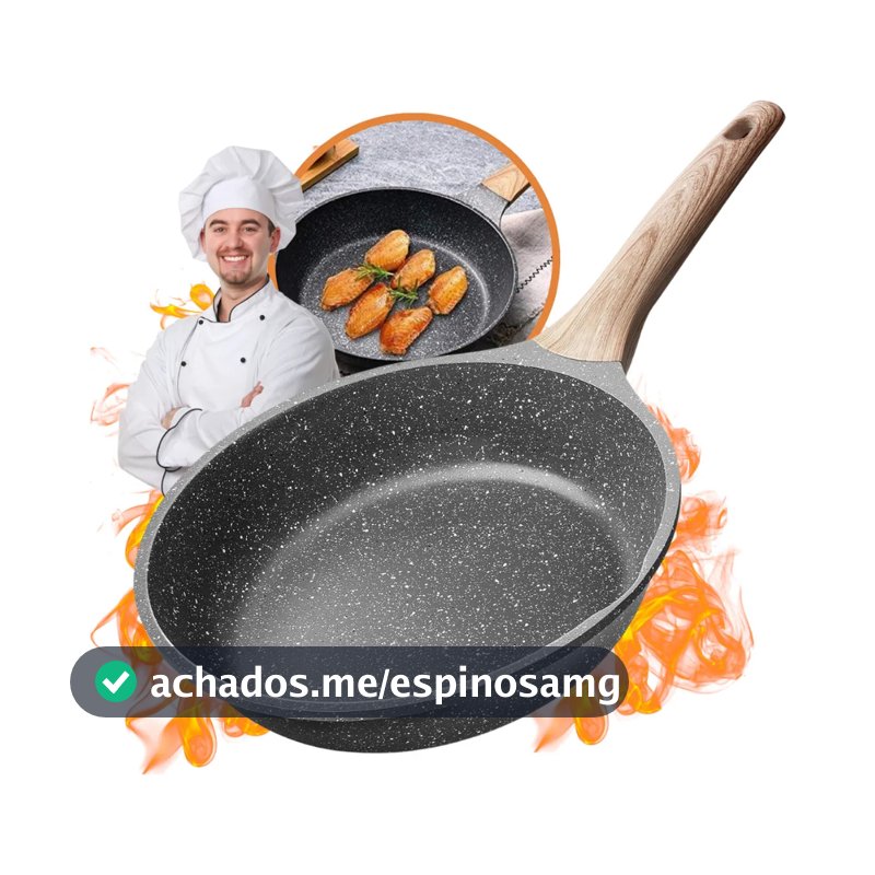 Frigideira Cerâmica Antiaderente Grande 20CM 24CM Fogão Gás Indução Cooktop Elétrico Panela Sem Óleo