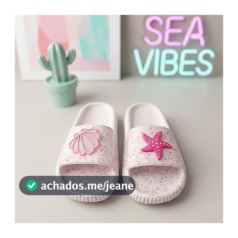Chinelo Nuvem Slide Infantil Garotas Verão Leve Pratico Confortável