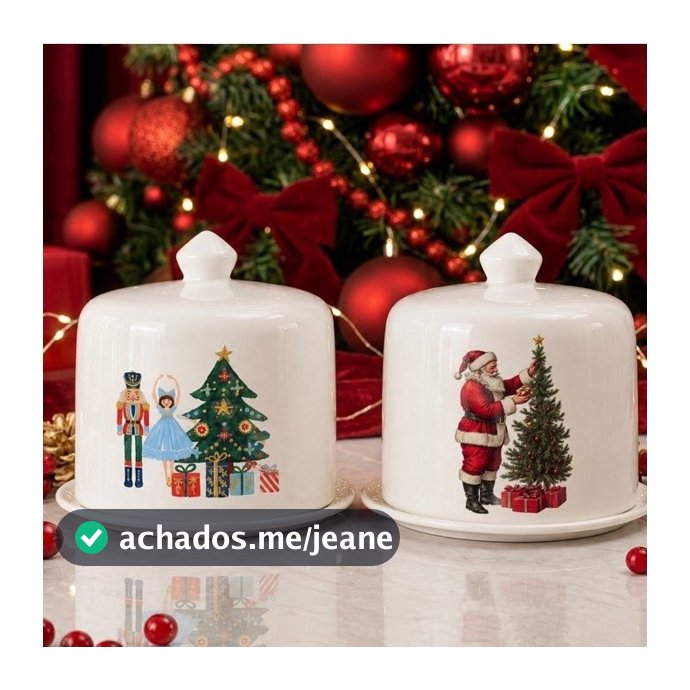 PORTA PANETONE - em cerâmica premium / leia a descrição!