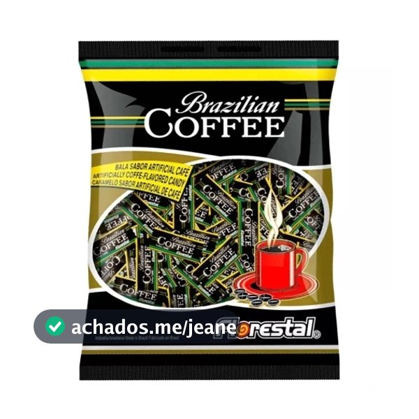 Bala Dura Brazilian Coffee 500gr Florestal Cafe