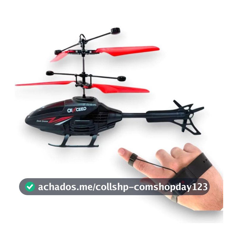 Helicóptero de Controle Remoto Recarregável para Meninos Brinquedo Voador Drone Carregamento USB