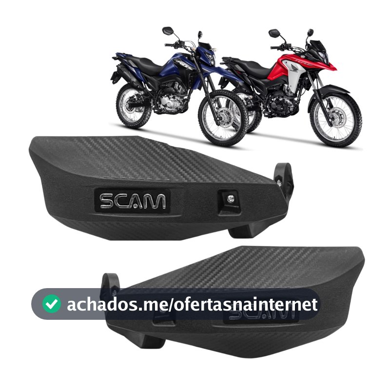 Protetor De Mão Scam bros 160 xre 190 proteçao punho manete
