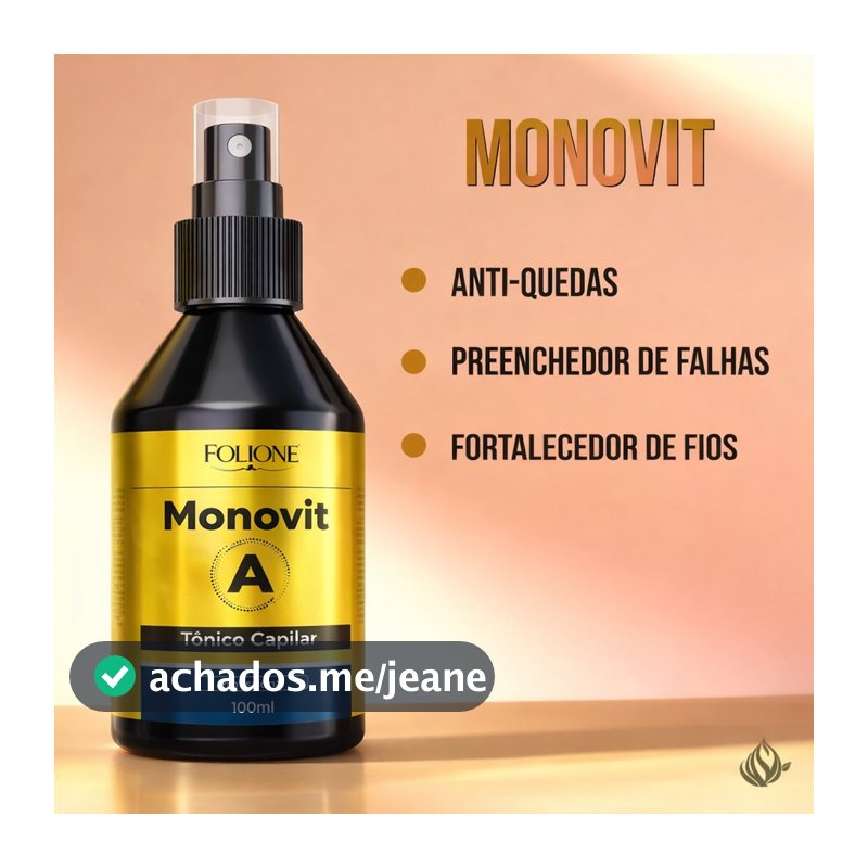 Tônico Capilar Monovit Cresce Cabelo Sobrancelha e Barba