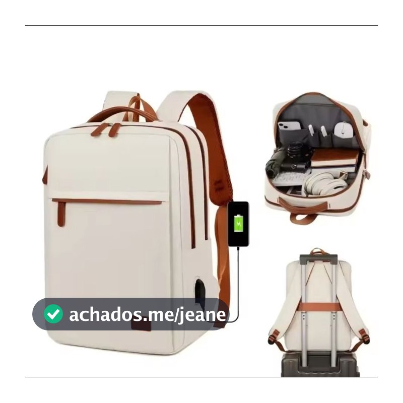 Mochila Para Notebook Escola Material Oxford Espaçosa Grande Capacidade Divisórias com ou sem Expansão