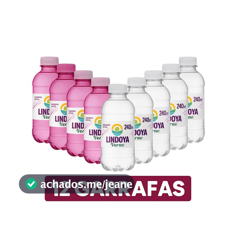 Agua Mineral Fardo 240ml Com 12 Unidades - Lindoya