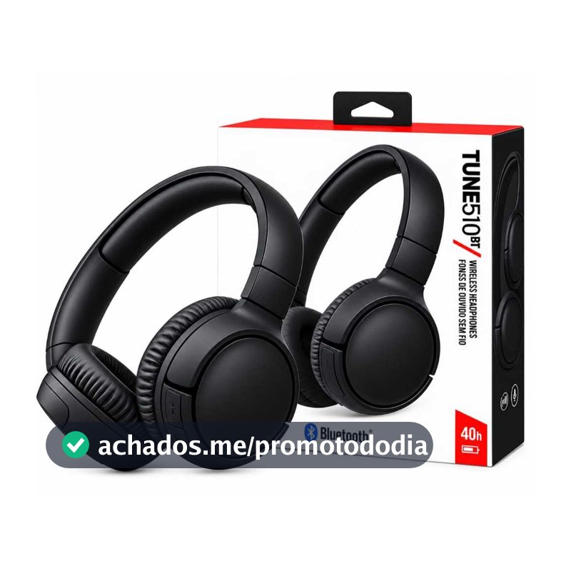 Fone de Ouvido Bluetooth Sem Fio J760- Cancelamento de Ruído Conforto