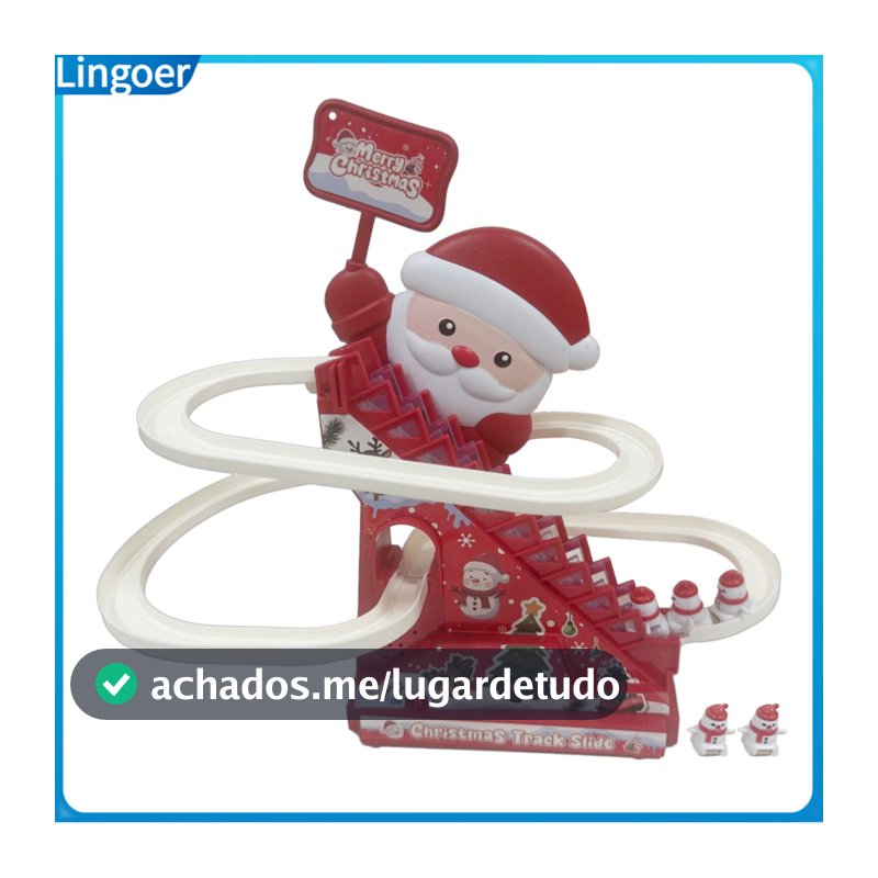 Dynamic Lights and Sounds: This electric Christmas toy set features automatic motion bright LED lights classic holi
