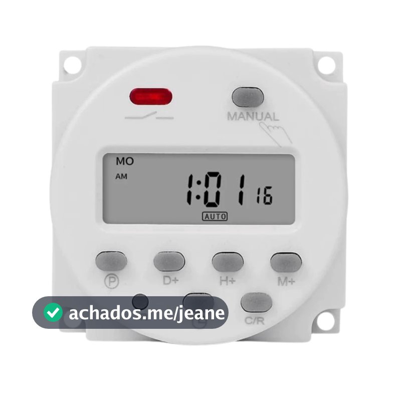 Timer Temporizador Digital Programavel Cn101a