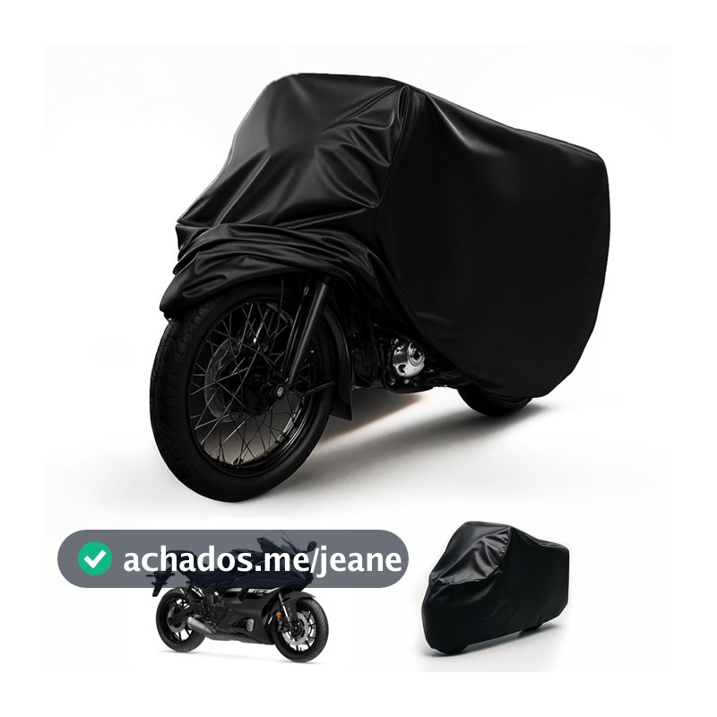 Capa Para Moto Forrada Impermeável Térmica Sol Chuva Protetora Uv