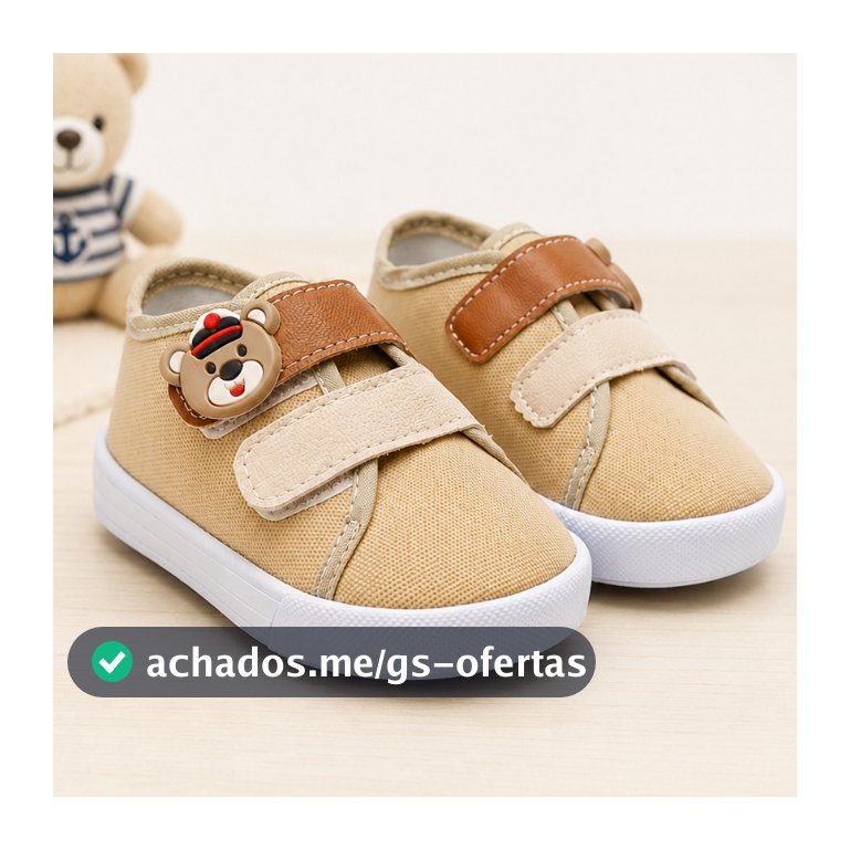Tênis Star Infantil Menino Com Aplicação Moderno e Casual Menino