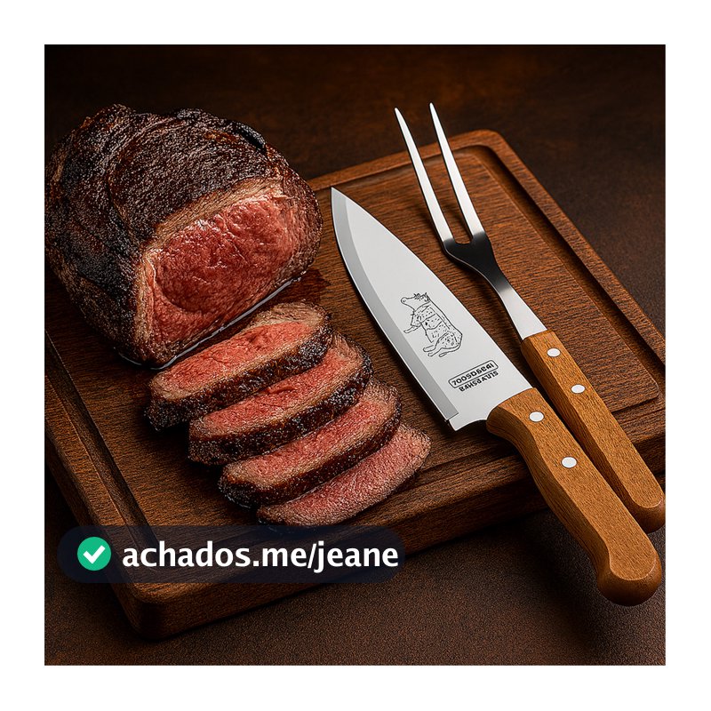 Conjunto Trinchante Churrasco 2 Peças Tramontina