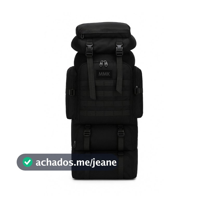 Mochila Cargueira Camping Impermeável 80l Tática Trilha