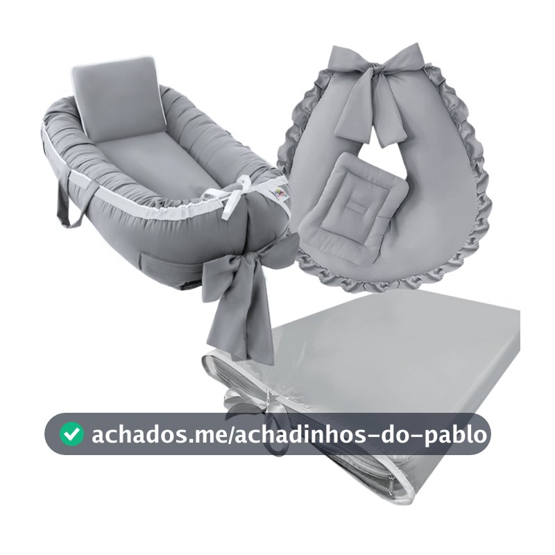 Ninho Redutor, Almofada de Amamentação e Trocador com Capa Plástica Impermeável