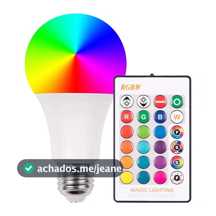 5W / 10W / 15W / E27 RGB, lâmpada LED LAMBPATDA BULBO, luz de controle RGB  luz LED colorida