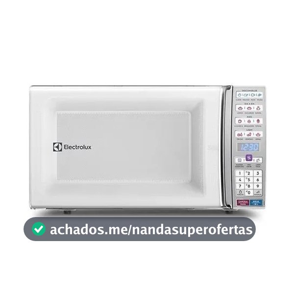Micro-ondas Electrolux 34 Litros MEO44 função Tira odor e Manter aquecido 1400W Branco