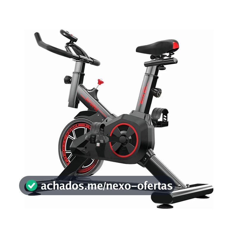 Bicicleta ergométrica, bicicleta de spinning, bicicleta profissional para academia, 120 kg,Cor Preto E Vermelho