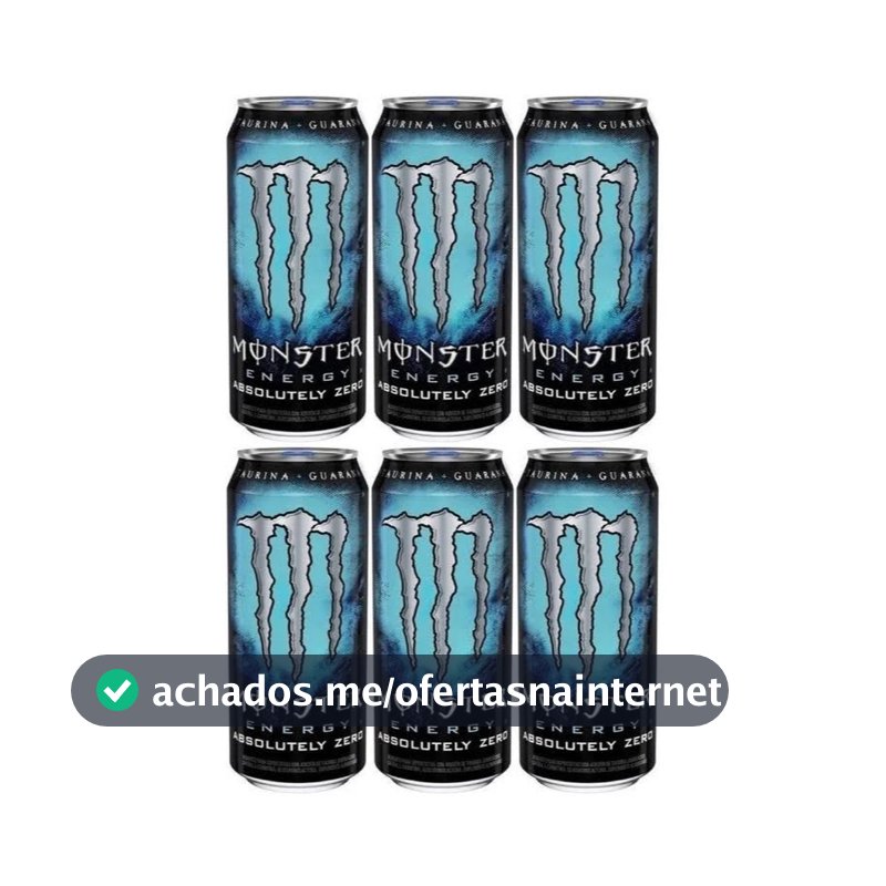 Energético  Monster Absolutely 473ml  6Un