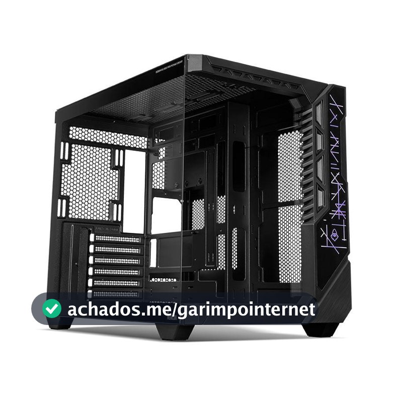 Gabinete Gamer Mancer Hemlok, Mid-Tower, Lateral de Vidro, Preto, MCR-HEMLOK-BK