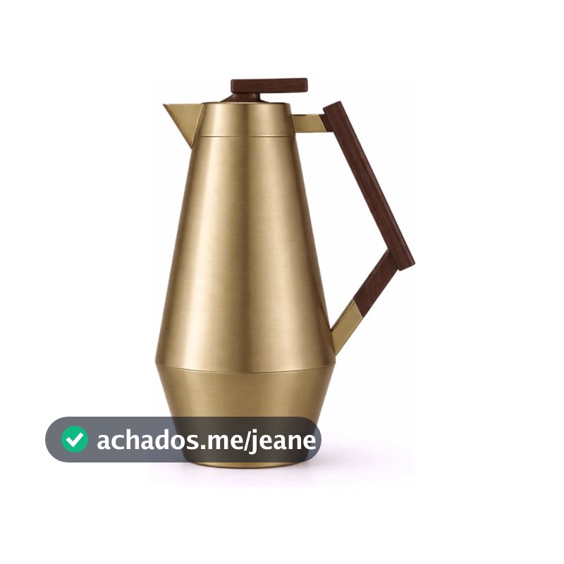 Garrafa Térmica de Metal Ferrano Ouro Matte 1l Tuut