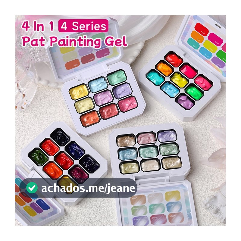 UR SUGAR 9 Cores 4 Em 1 Pat Pintura Esmalte Gel Perfeito Para Criar Arte Unhas Com Flor De Verão Deslumbrante