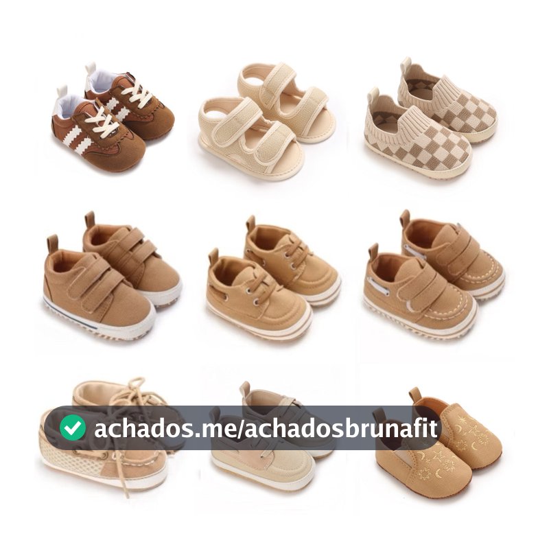 Primavera E Outono Sapatos Esportivos Confortáveis Com Sola De Pano 0-12 Meses Tênis Antiderrapantes Para Bebês