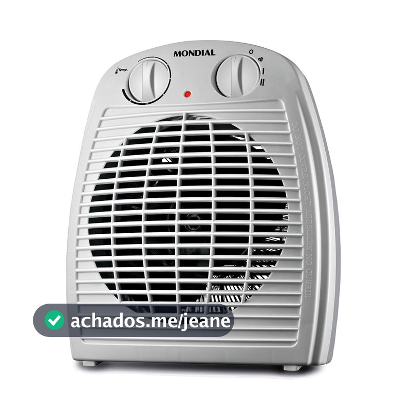 Aquecedor A Ar Mondial Cinza e Branco 2000W A-08