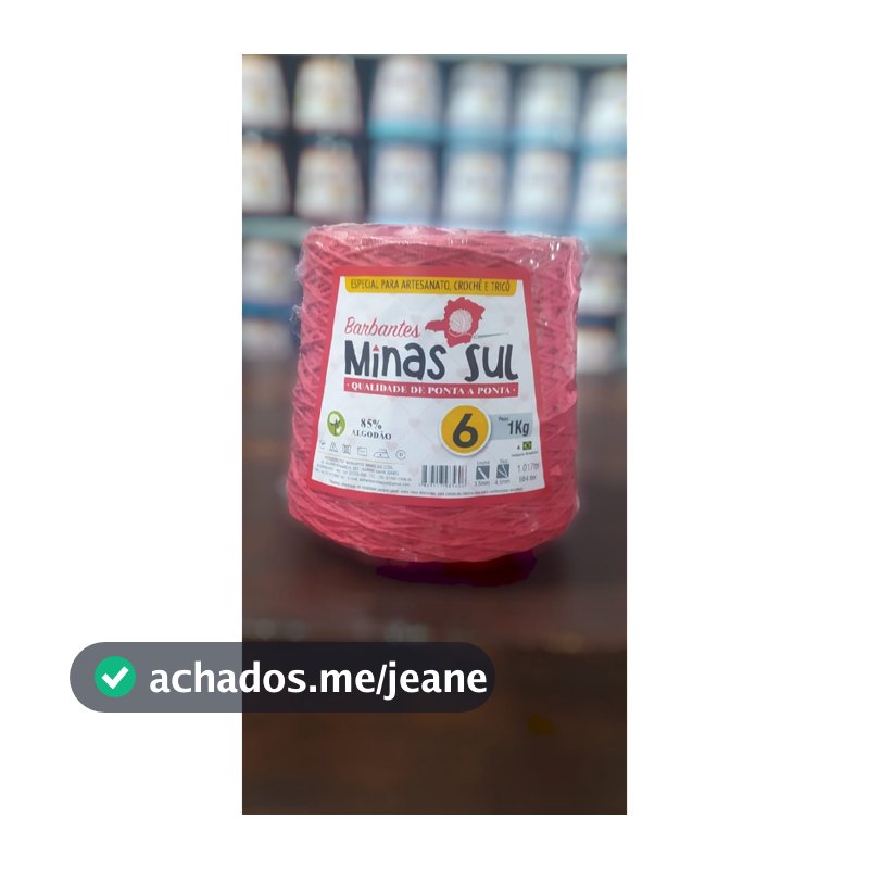 Barbantes Minas Sul Kit 12 UN - 1 KG (12KG) N6°/N8°