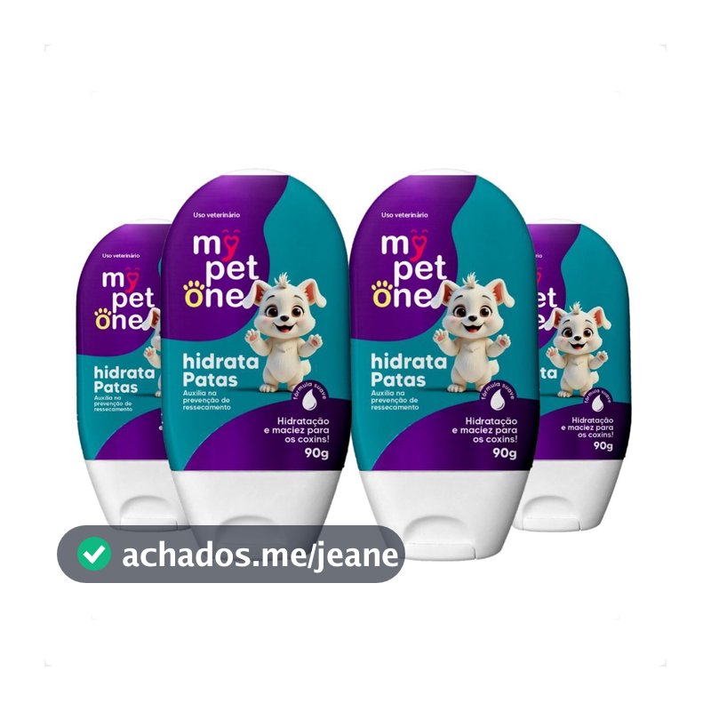 Kit 4 Hidratante Para Patas Pet 90g Mypetone Cães E Gatos