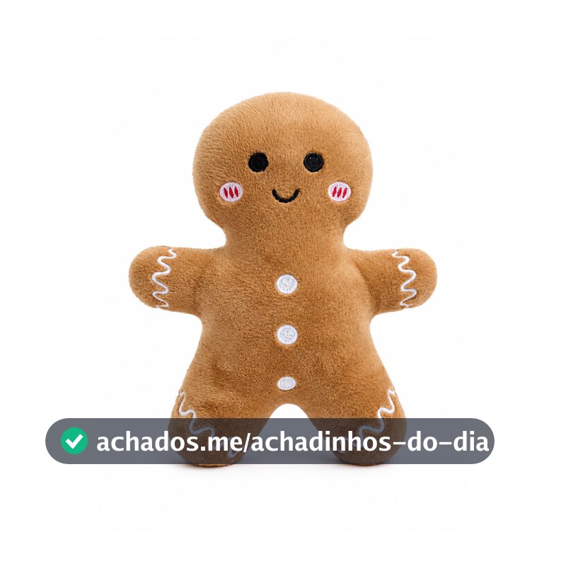 Pelúcia Biscoito Shrek Boneco de Pelúcia Fofo Presente Infantil - 20cm.