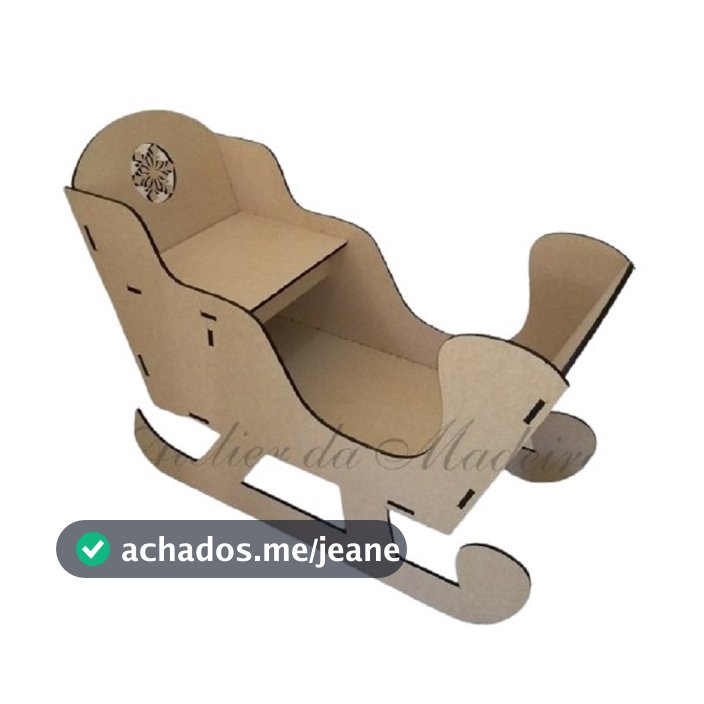 Treno Decoração Natal 60cm