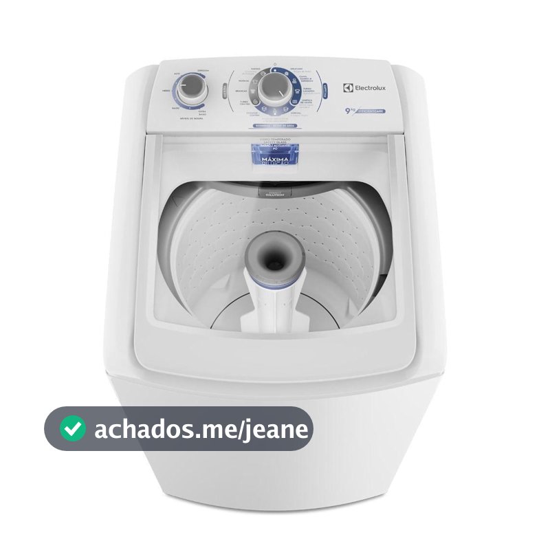 Máquina de Lavar 9kg Electrolux Efficient Care (LED09)