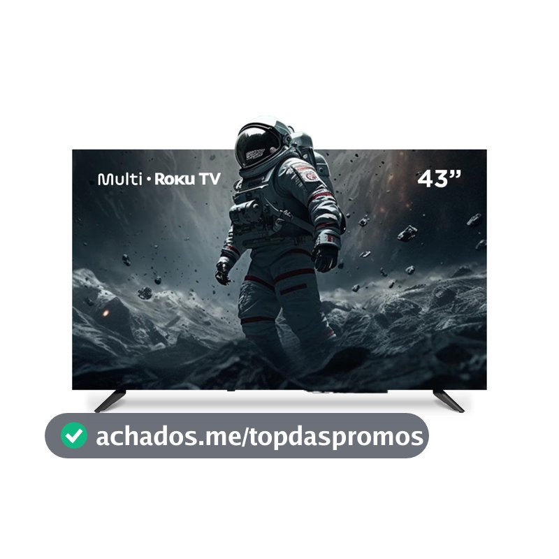 Smart TV DLED 43 FHD Multi Roku 3HDMI 2USB Wi-Fi - TL092E