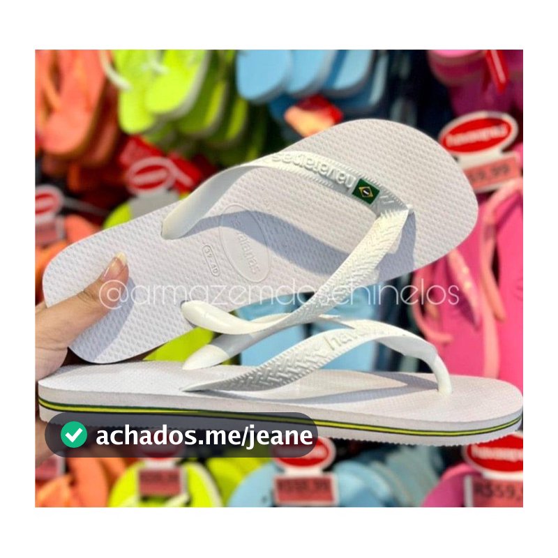 Chinelo Macio Havaianas Brasil Feminino e Masculino