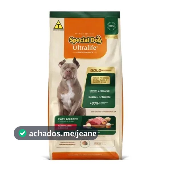 Ração Special Dog Gold Perfomance Adulto Carne e Frango 15 kg
