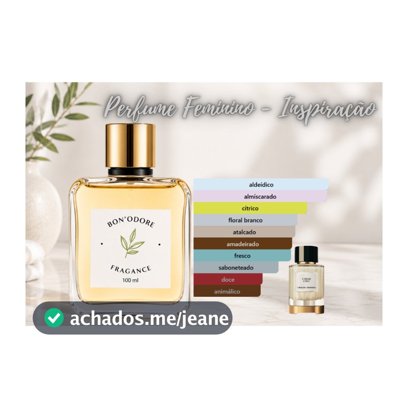 Perfume Feminino - Aroma Importado - HYPE - CEDAR -  LANÇAMENTO- Bon´Odore - Alta Performance e Fidelidade Olfativa