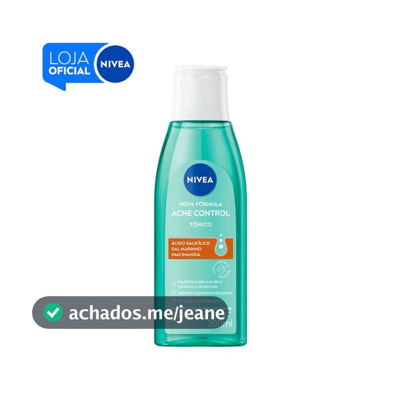NIVEA Tônico Facial Acne Control 200ml